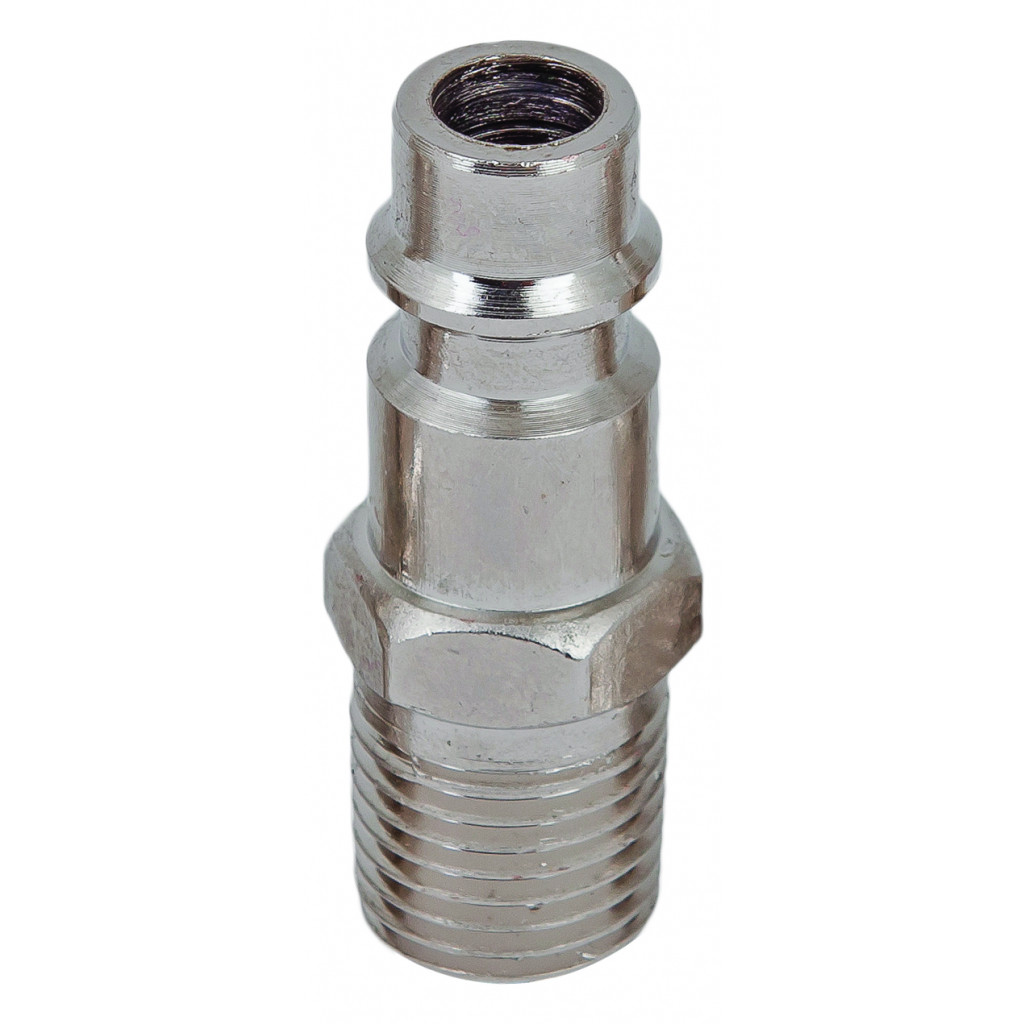 Накрайник пневм. за бърза връзка 1/4"M QC05 – Raider Power Tools – снимка 1