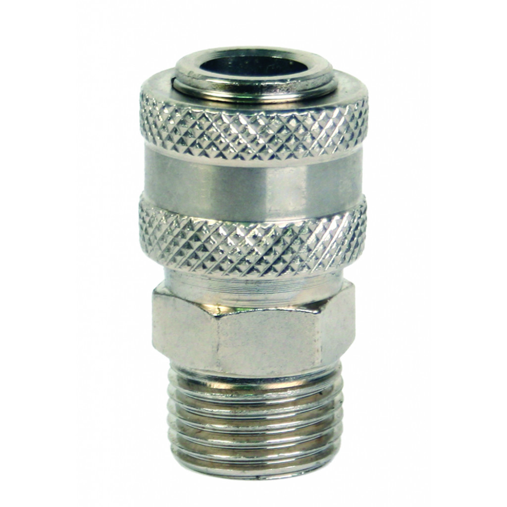 Накрайник пневм. бърза връзка 1/2"M – Raider Power Tools – снимка 1