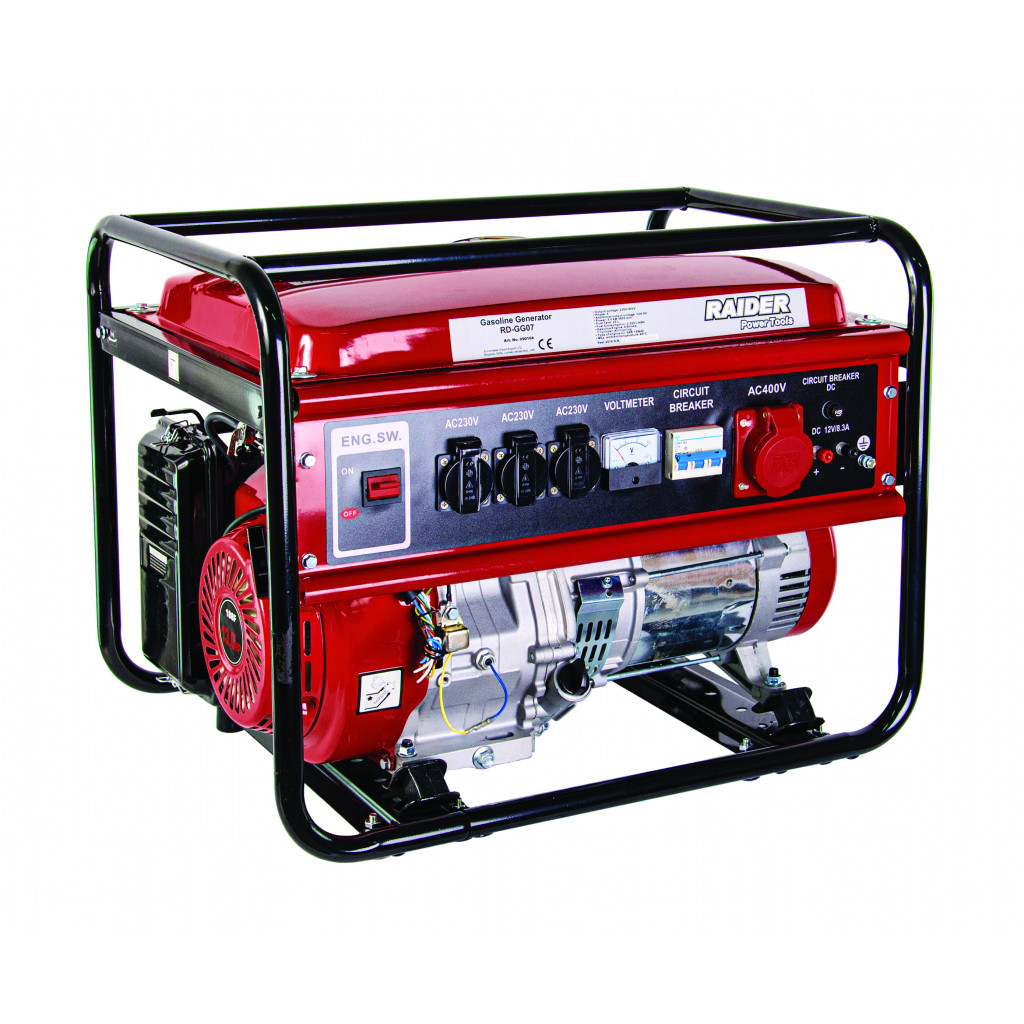 Генератор за ток бензинов 5kW 230V & 380V RAIDER RD-GG07 – Raider Power Tools – снимка 1