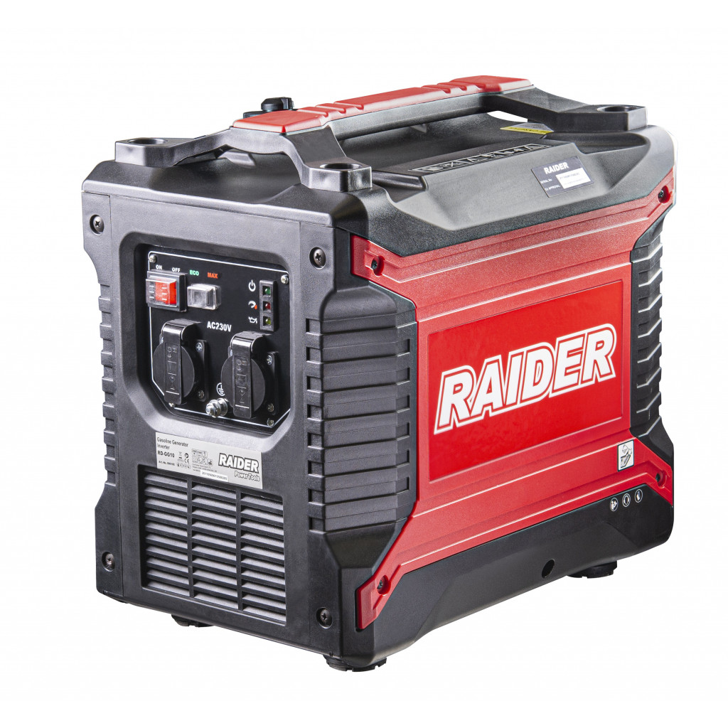 Генератор за ток бензинов 2.5kW инверторен RAIDER RD-GG10 – Raider Power Tools – снимка 1