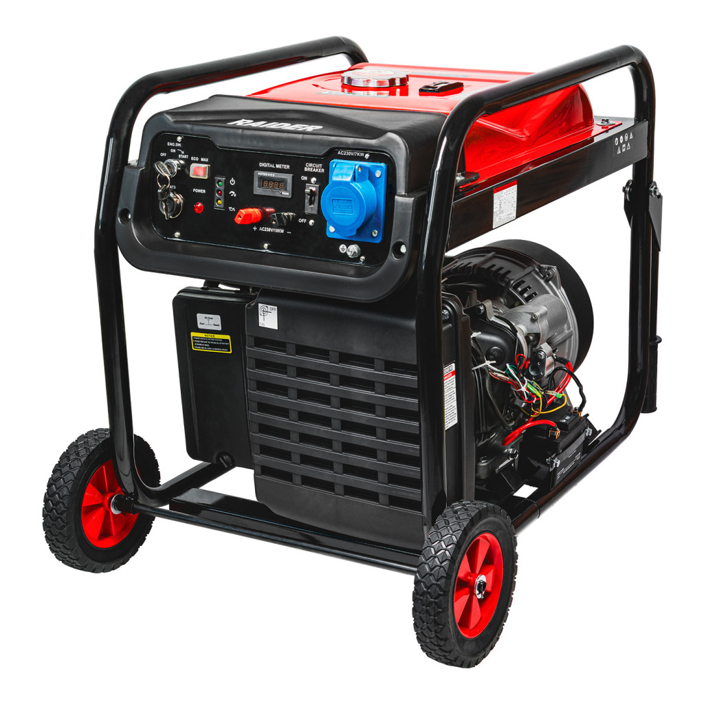 Генератор за ток бензинов 11kW инверторен ел.стартер RD-GG22 – Raider Power Tools – снимка 1