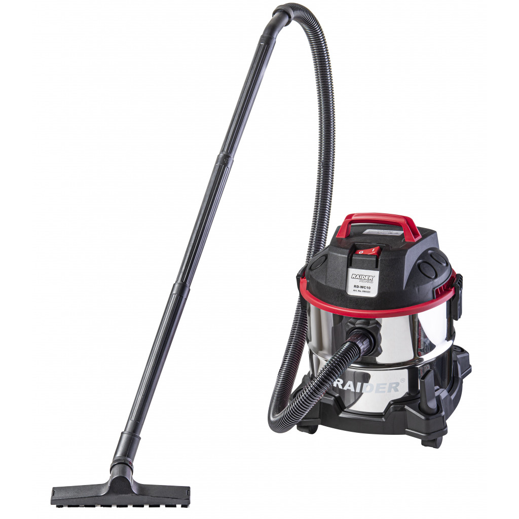 Прахосмукачка за сухо и мокро 1200 W 20L Inox RAIDER RD-WC10 – Raider Power Tools – снимка 1