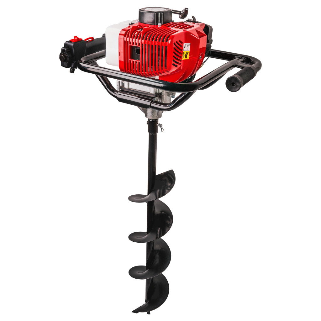 Моторен свредел 1.8kW (2.5hp) 52cc Ø150x820mm RAIDER RD-EA03 – Raider Garden Tools – снимка 1