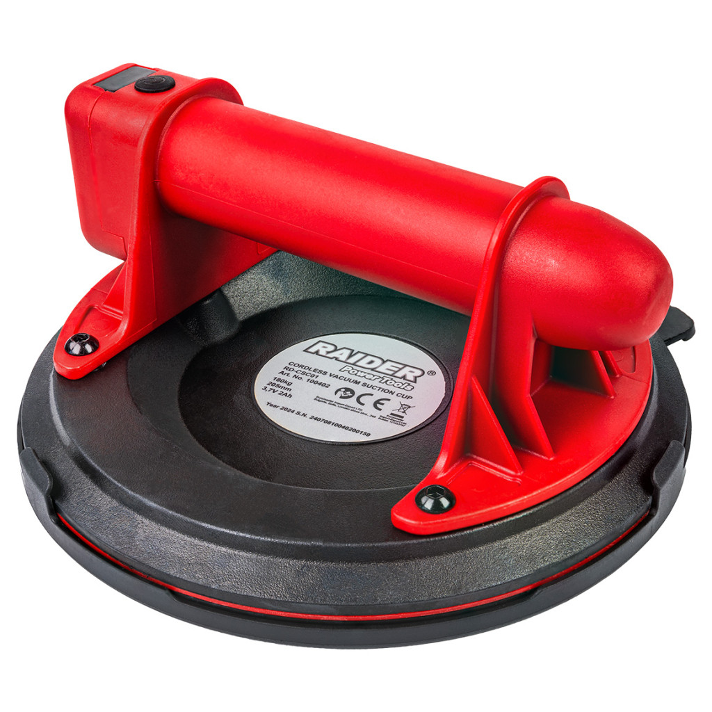 Вакуум за плочки 180kg 205mm 3,7V 2Ah куфар RAIDER RD-CSC01 – Raider Power Tools – снимка 1