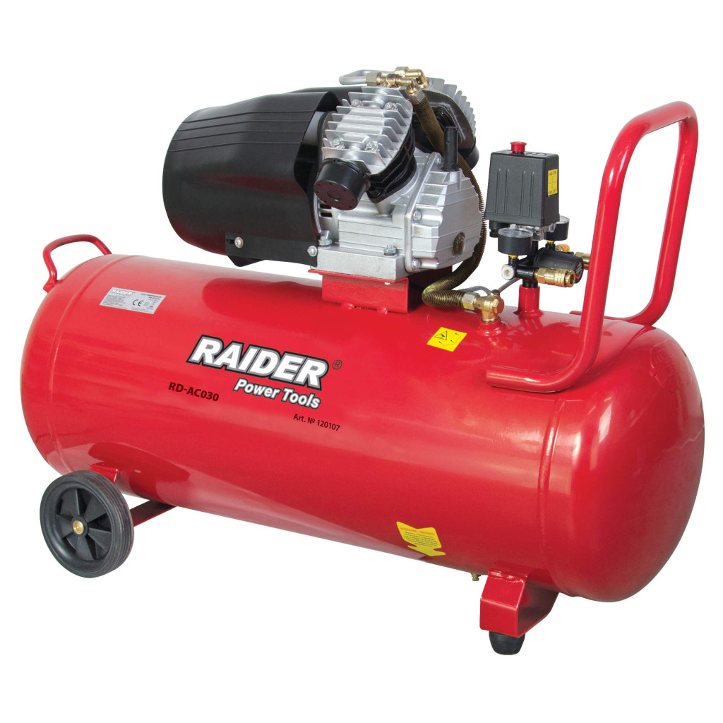 Компресор 100L 2.2kW RAIDER RD-AC03 – Raider Power Tools – снимка 1