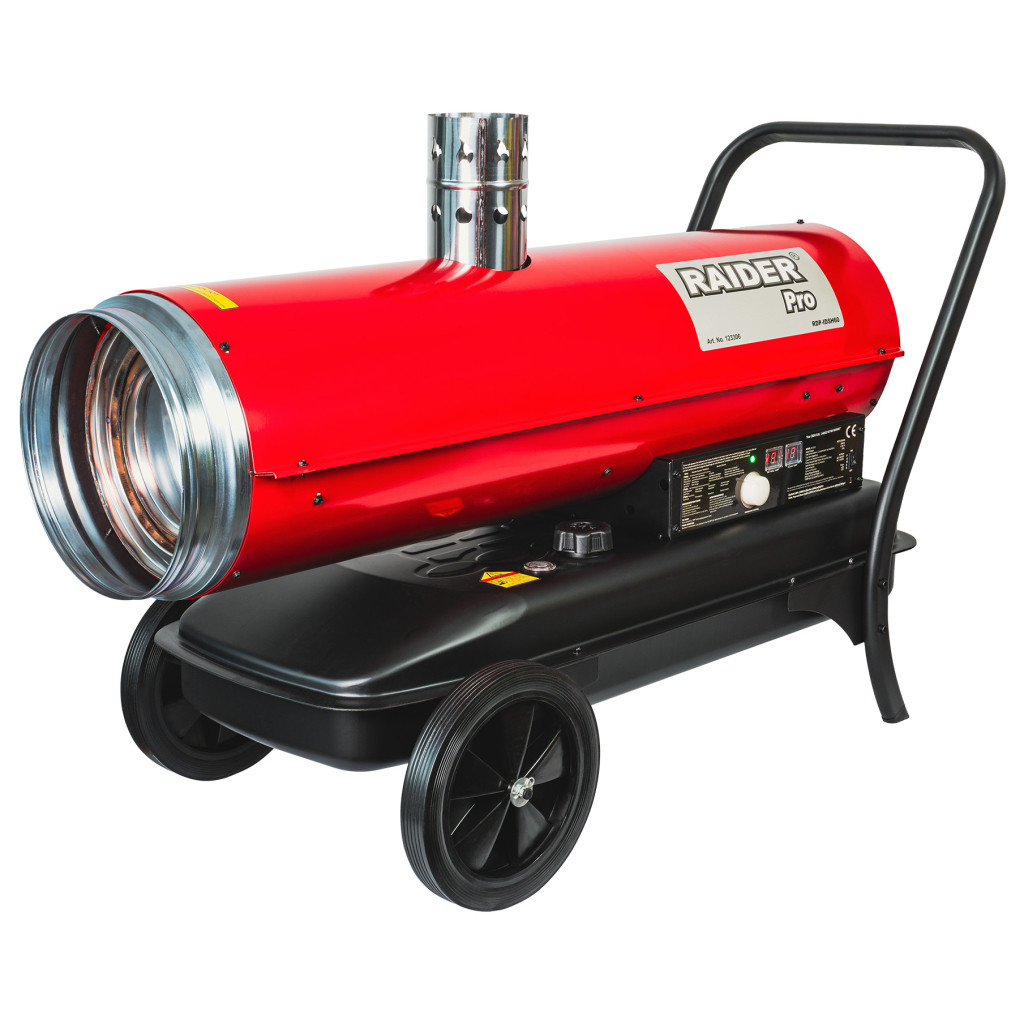 Калорифер нафтов 50kW индиректен 50L 4,6L/h 800m3 RAIDER PRO RDP-IDSH60 – Raider Pro – снимка 1