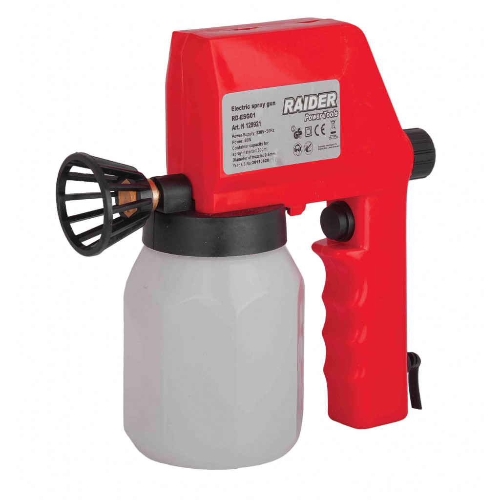 Пистолет за боя 50W ø0.6mm 600ml RD-ESG01 Green Tools