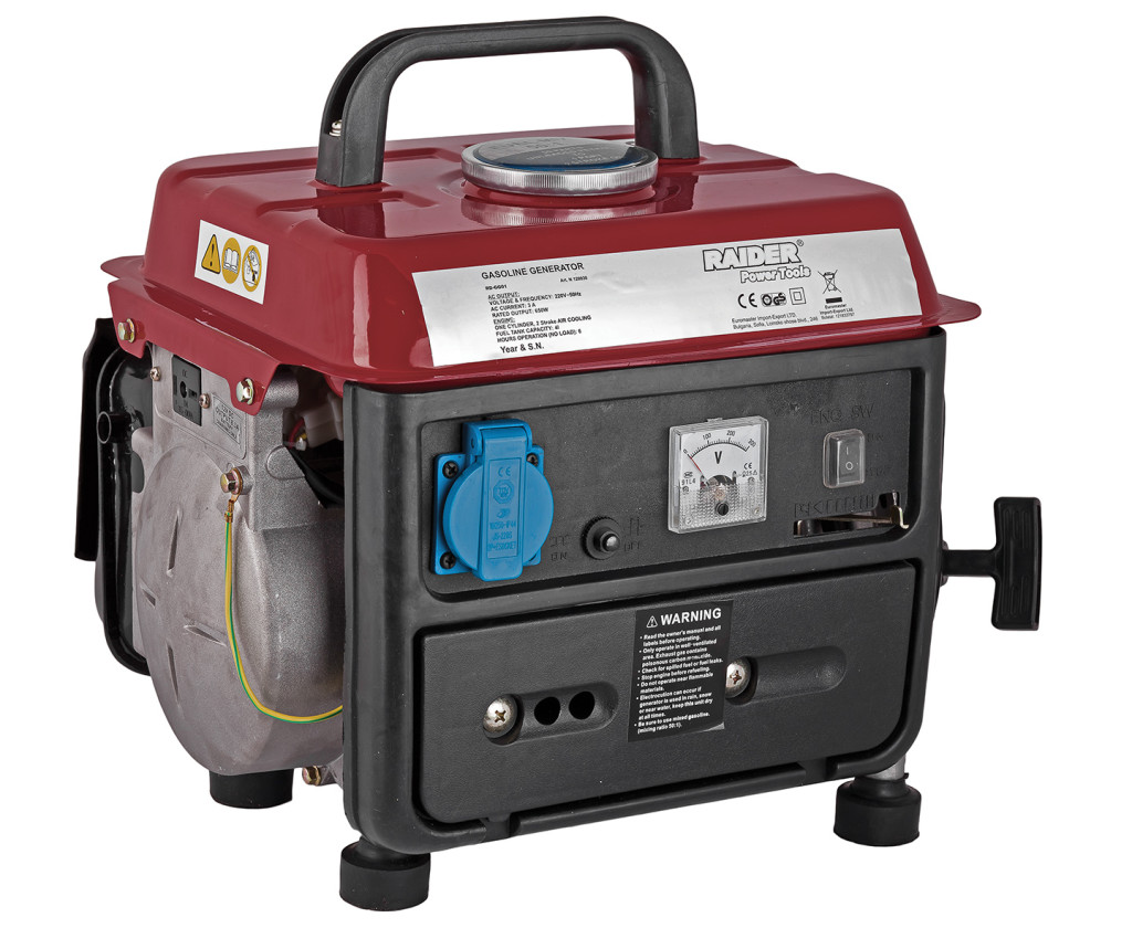 Генератор за ток бензинов двутактов 0.65kW RAIDER RAIDER RAIDER RD-GG01 – Raider Power Tools – снимка 1