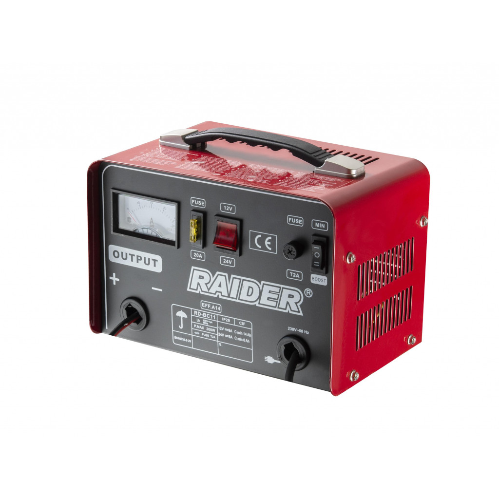 Зарядно за акумулатор 12/24V 7/3.5A RAIDER RD-BC11 – Raider Power Tools – снимка 1