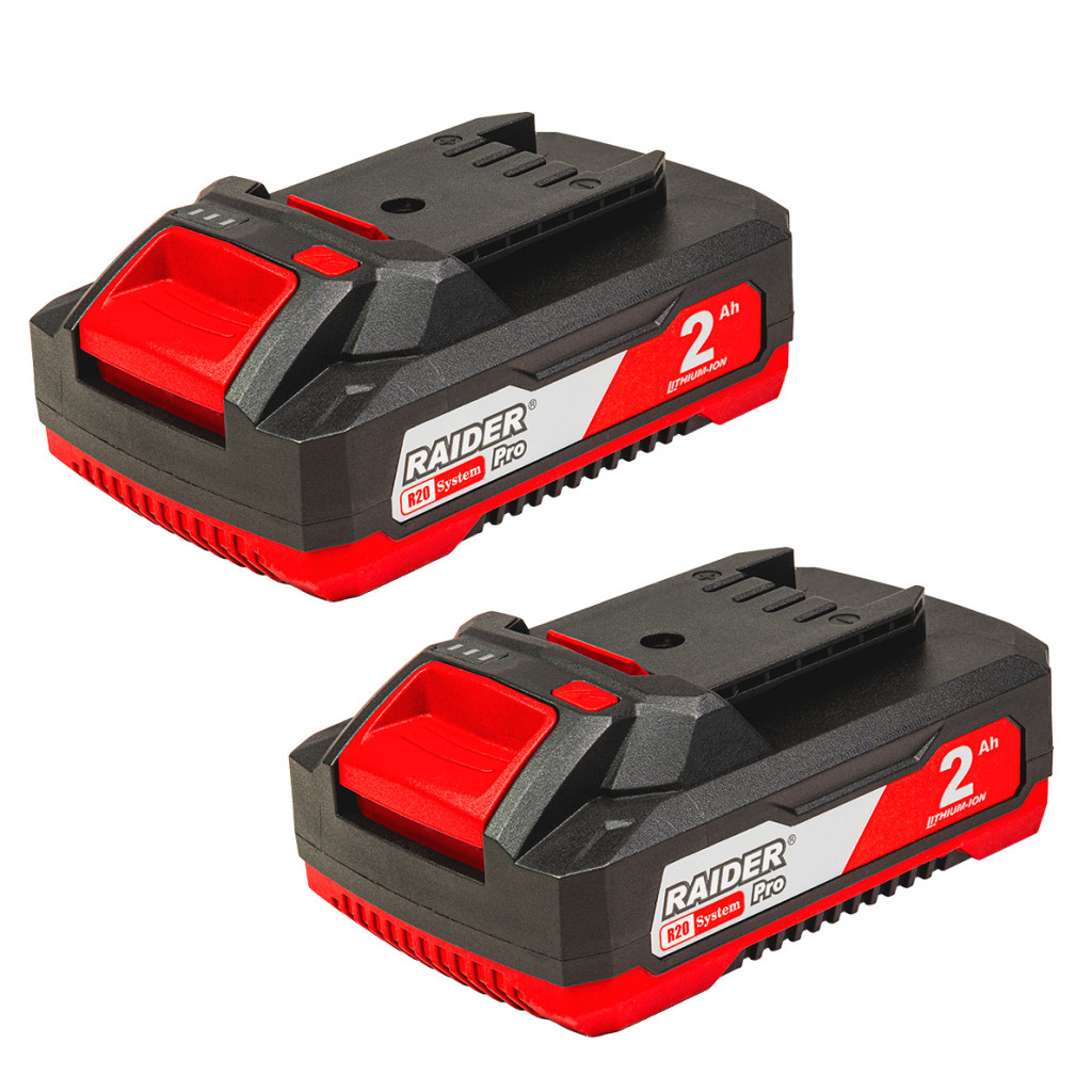 R20 Батерии 20V 2x2Ah за серията RDP-R20 System – Raider Pro – снимка 1