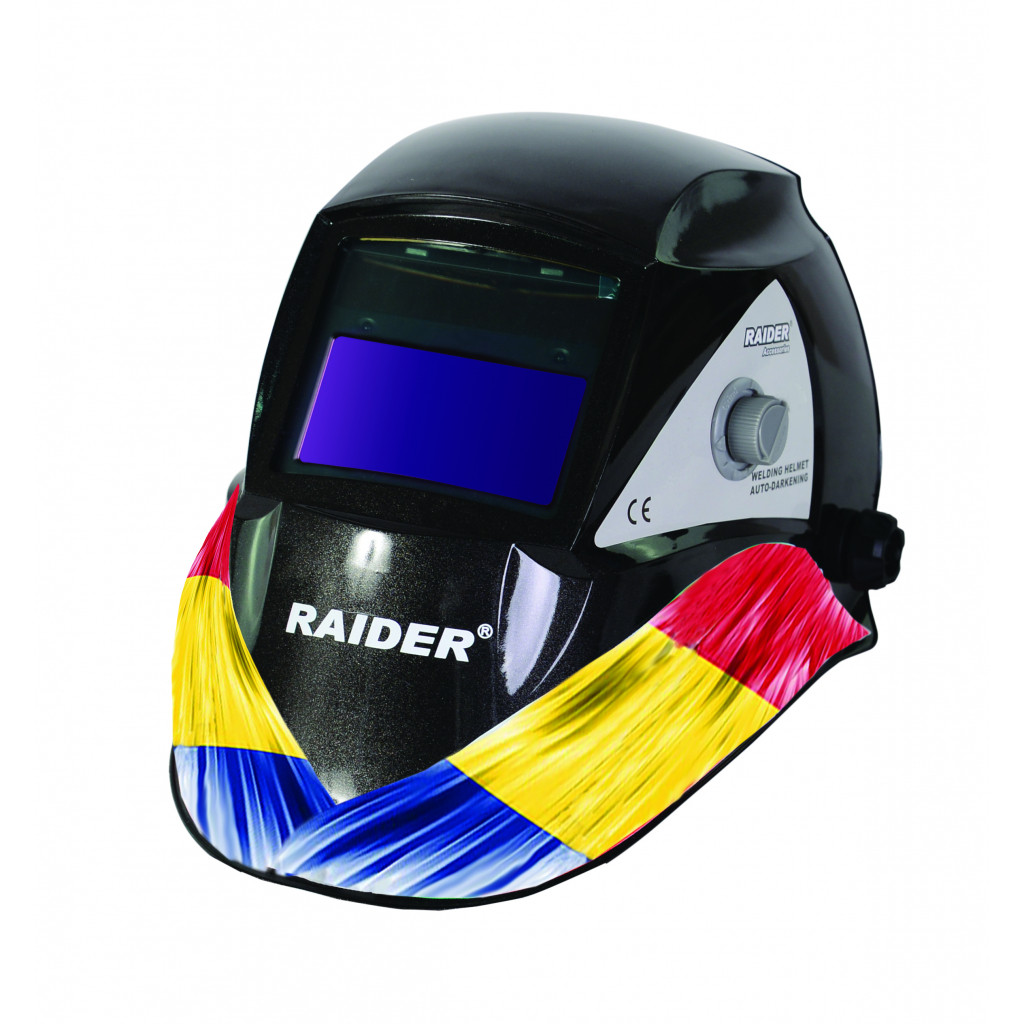 Шлем заваръчен фотосоларен DIN 9-13 RO дизайн RAIDER RD-WH04 – Raider Power Tools – снимка 1