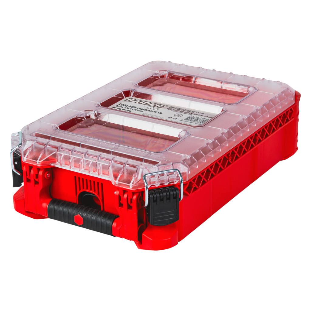 Куфар 420x278x131mm прозрачен капак IP65 RDP-MSS5 – Raider Pro – снимка 1