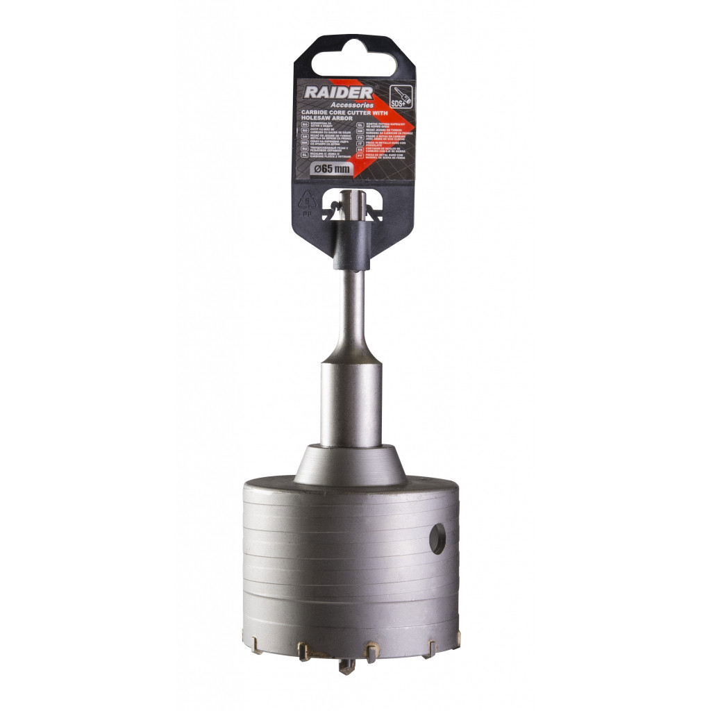 Боркорона за бетон ø65mm с водач SDS-plus – Raider Power Tools – снимка 1
