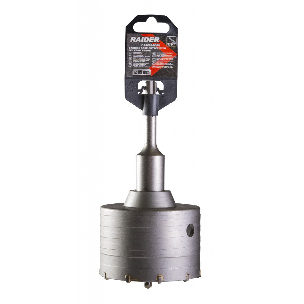 Боркорона за бетон ø85mm с водач SDS-plus – Raider Power Tools – снимка 1