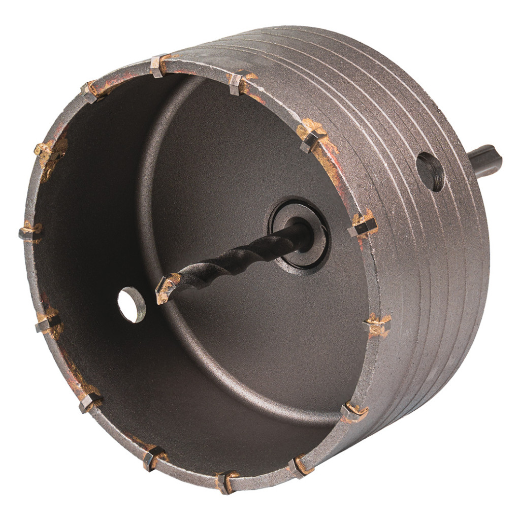 Боркорона за бетон ø120mm с водач SDS-plus – Raider Power Tools – снимка 1