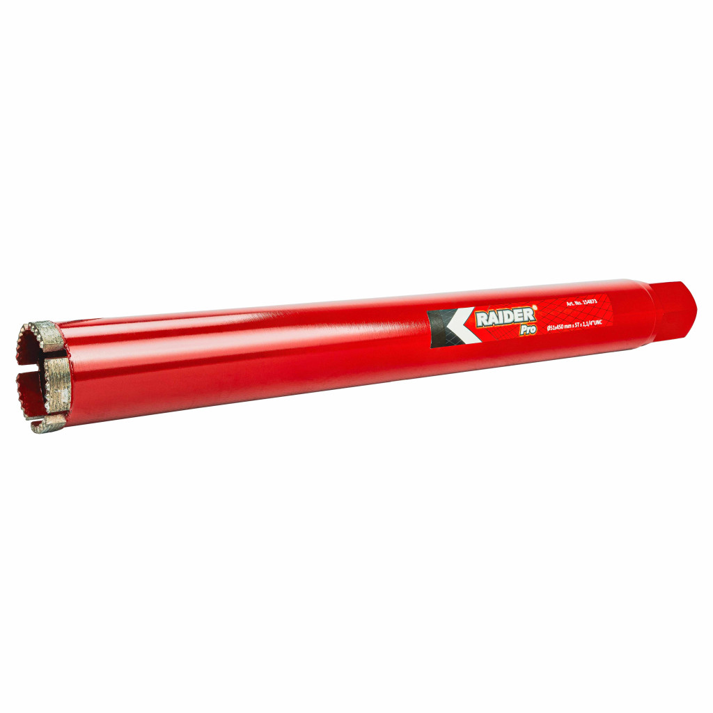 Диамантена боркорона за бетон 51x450x5Tx1.1/4UNC RDP – Raider Pro – снимка 1