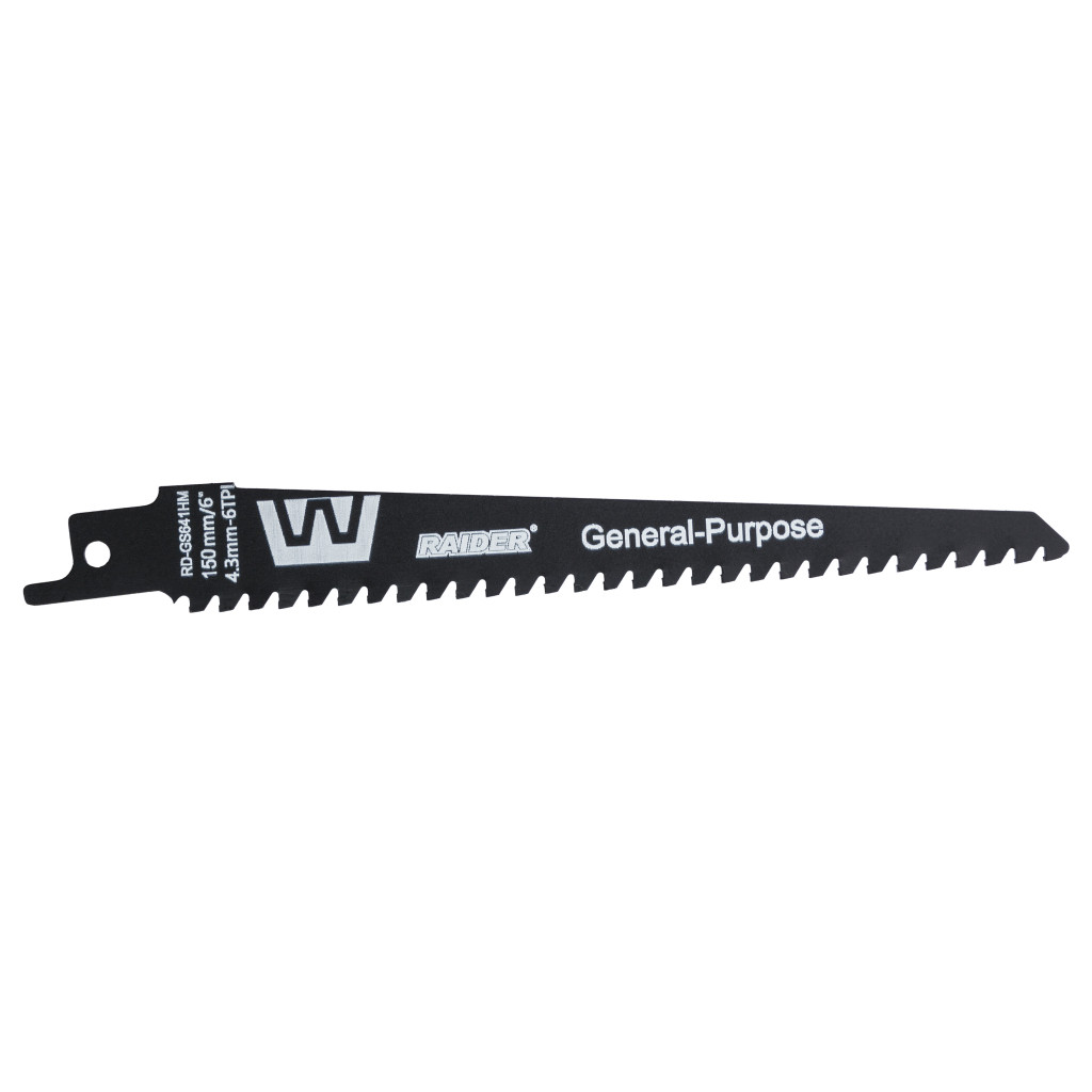Нож за саблен трион универсален 150mm 4,3mm 6TPI RAIDER RD-GS641HM – Raider Power Tools – снимка 1