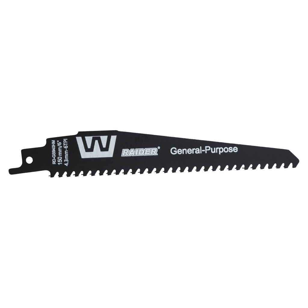 Нож за саблен трион универсален 150mm 4,3mm 6TPI RAIDER RD-GS940HM – Raider Power Tools – снимка 1