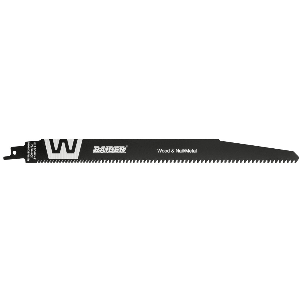 Нож за саблен трион W&M 300mm 3-4mm 6-8TPI RAIDER RD-WMS1256XHM – Raider Power Tools – снимка 1