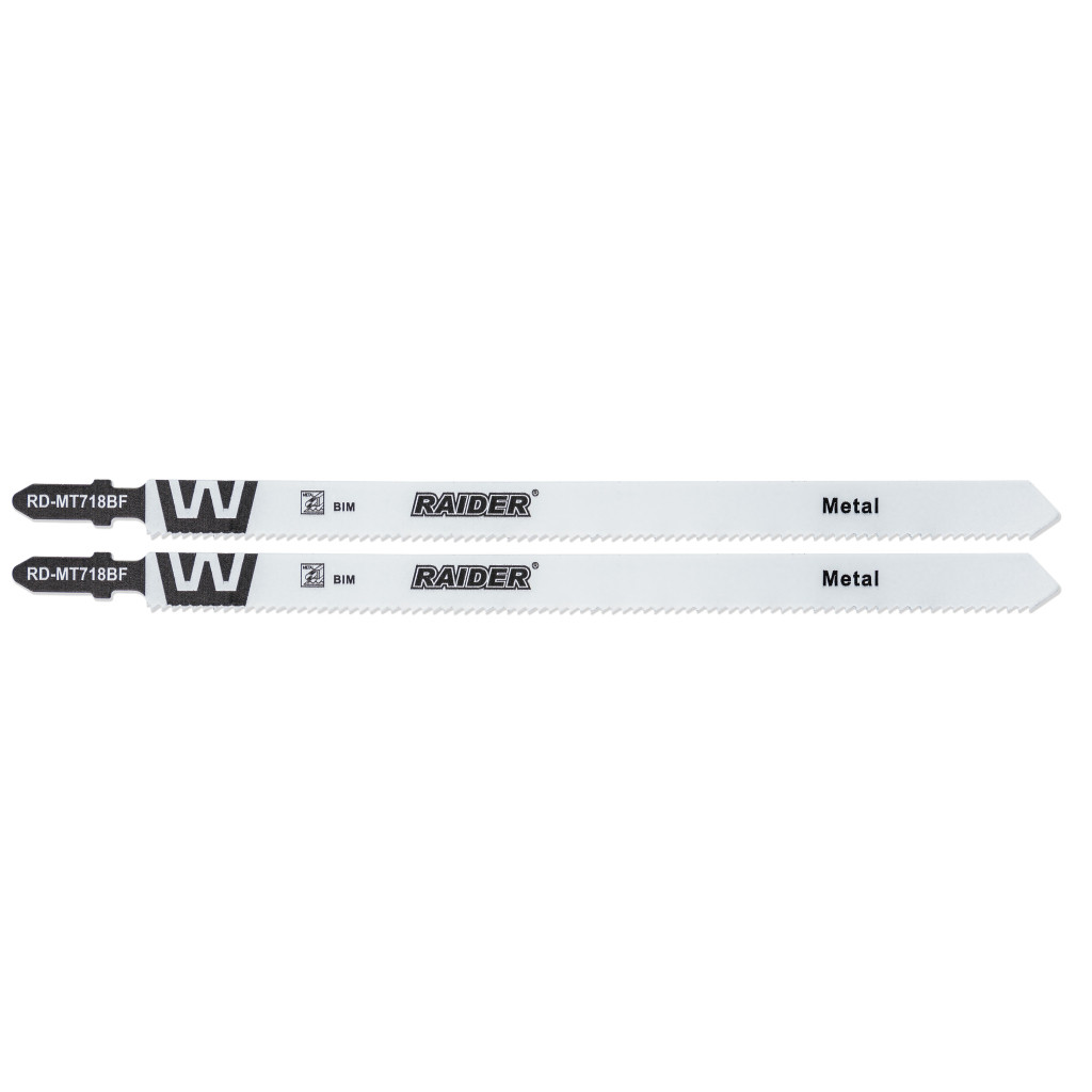 Нож за зеге BIM метал 180mm 1.8mm 14TPI 2бр. RAIDER RD-MT718BF – Raider Power Tools – снимка 1