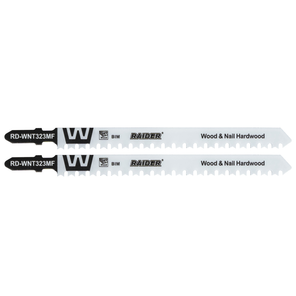 Нож за зеге BIM W&N 130mm 2-3mm 8-12TPI 2бр. RAIDER RD-WNT323MF – Raider Power Tools – снимка 1
