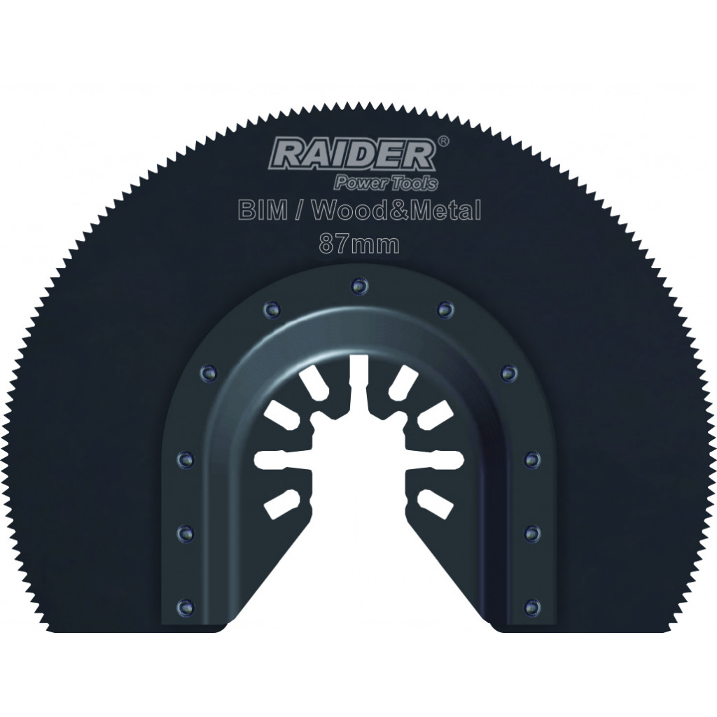 Нож за многофункц. инстр. за метал и дърво ø87mm BIM – Raider Power Tools – снимка 1