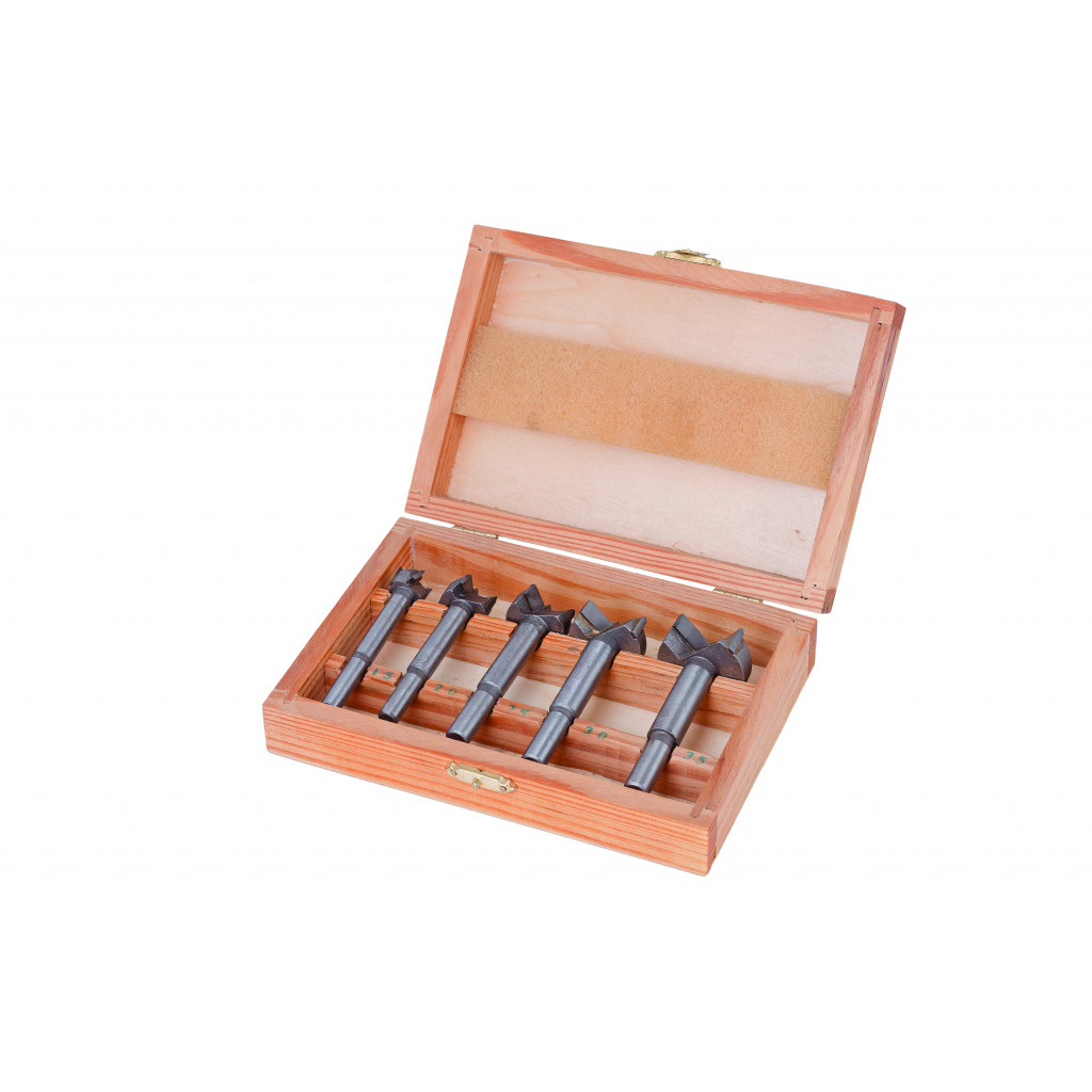 Фрезери за отвори ø15 20 25 30 и 35mm TCT 5бр к-т – Raider Power Tools – снимка 1