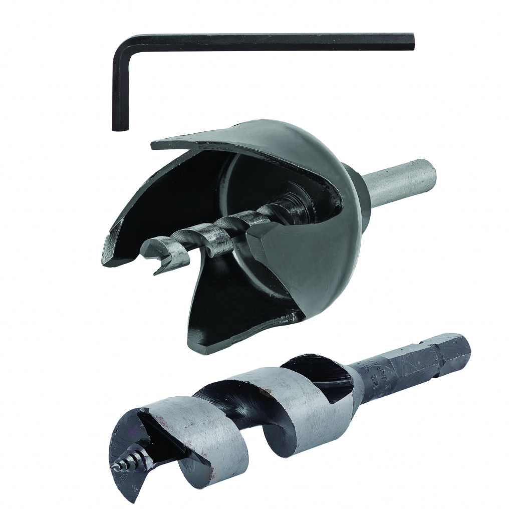 Боркорона ø54mm и свредло ø22mm за дърво к-т – Raider Power Tools – снимка 1