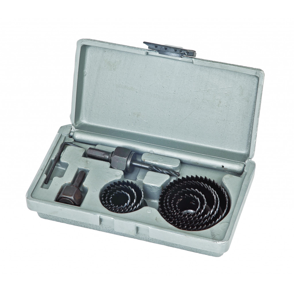 Боркорони ø19-64mm 11 части к-т – Raider Power Tools – снимка 1