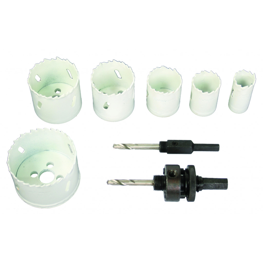 Боркорони биметални ø22-64mm 9 части к-т – Raider Power Tools – снимка 1