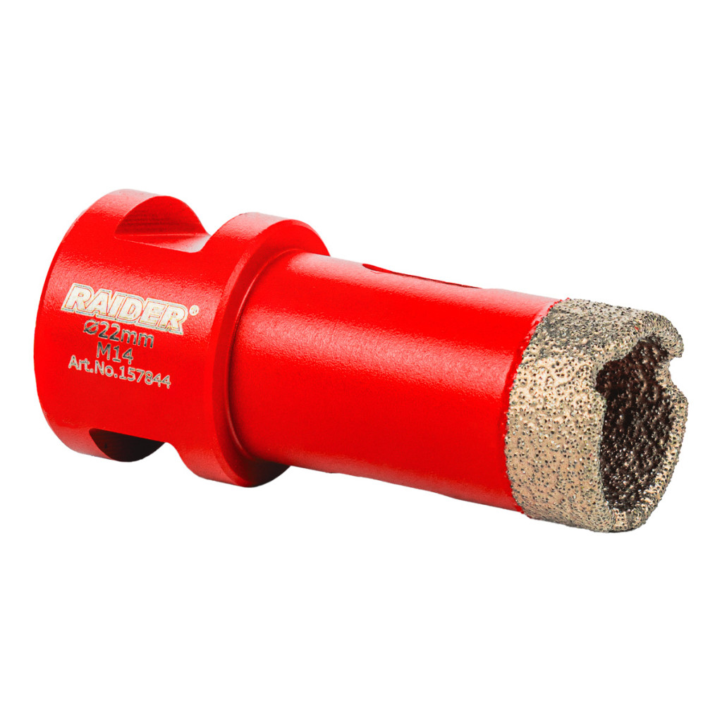 Боркорона Diamond Dry M14 ø22mm – Raider Power Tools – снимка 1