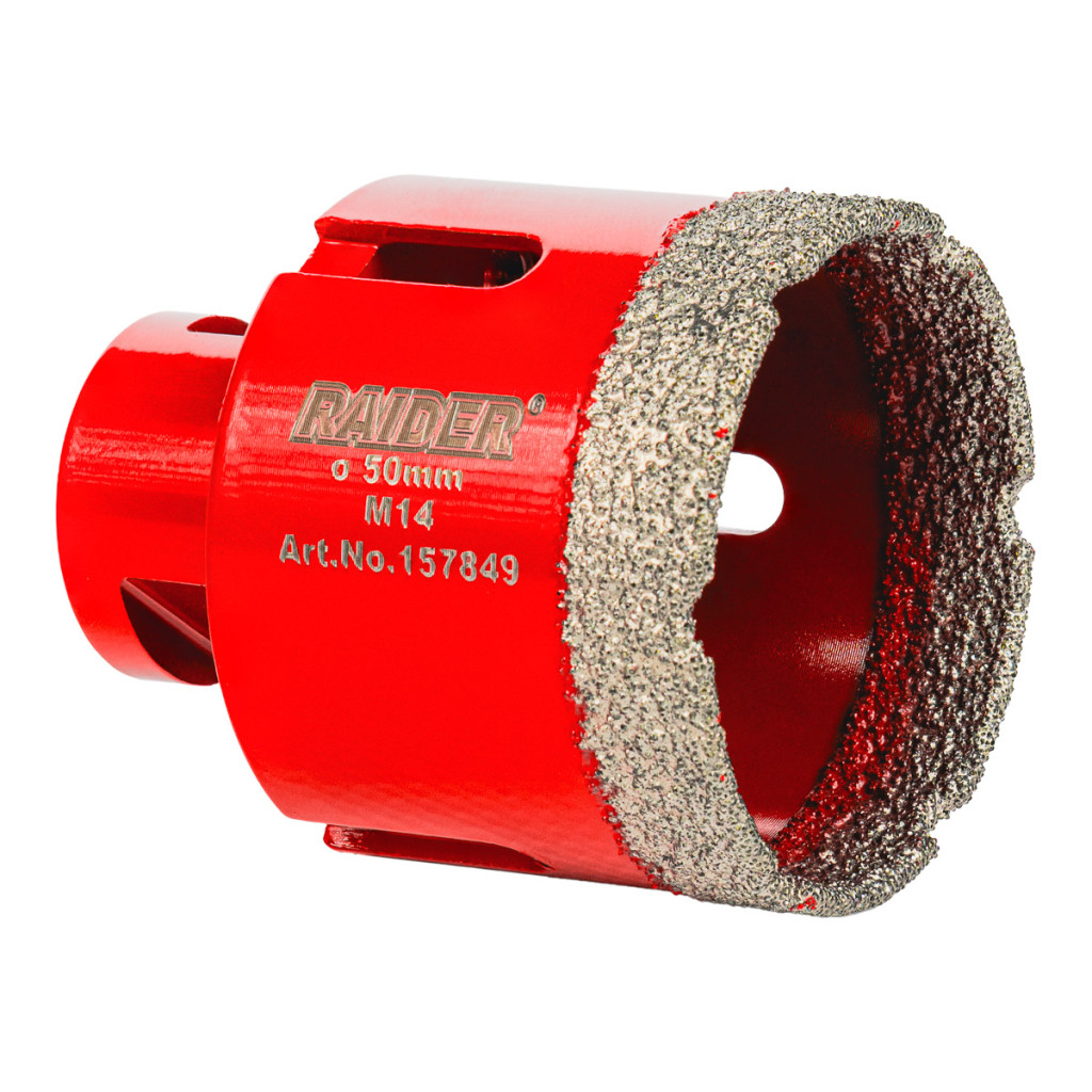 Боркорона Diamond Dry M14 ø50mm – Raider Power Tools – снимка 1