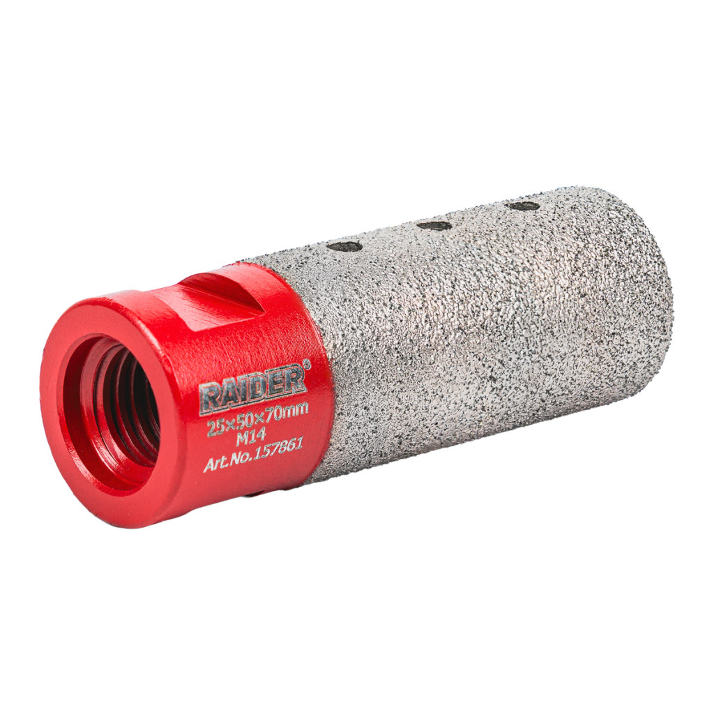 Борче абразивнo Diamond Ø25×50×70mm×M14 – Raider Power Tools – снимка 1