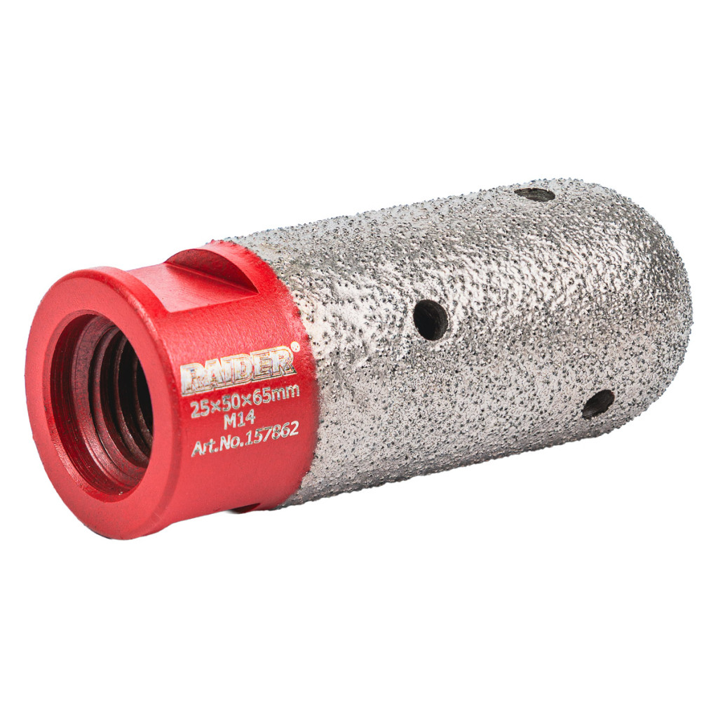 Борче абразивнo Diamond Ø25×50×65mm×M14 – Raider Power Tools – снимка 1