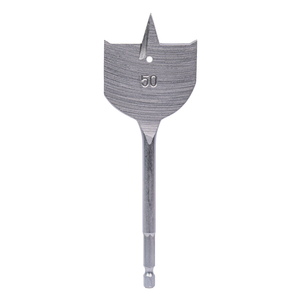 Свредло за дърво плоско 1/4" hex Ø50 mm – Raider Power Tools – снимка 1