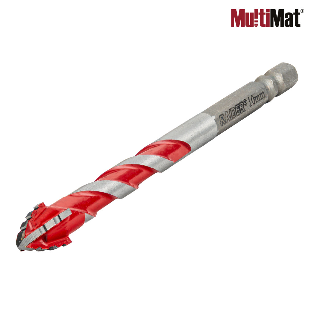 Свредло MultiMat 4Cut Ø10x118 mm – Raider Power Tools – снимка 1