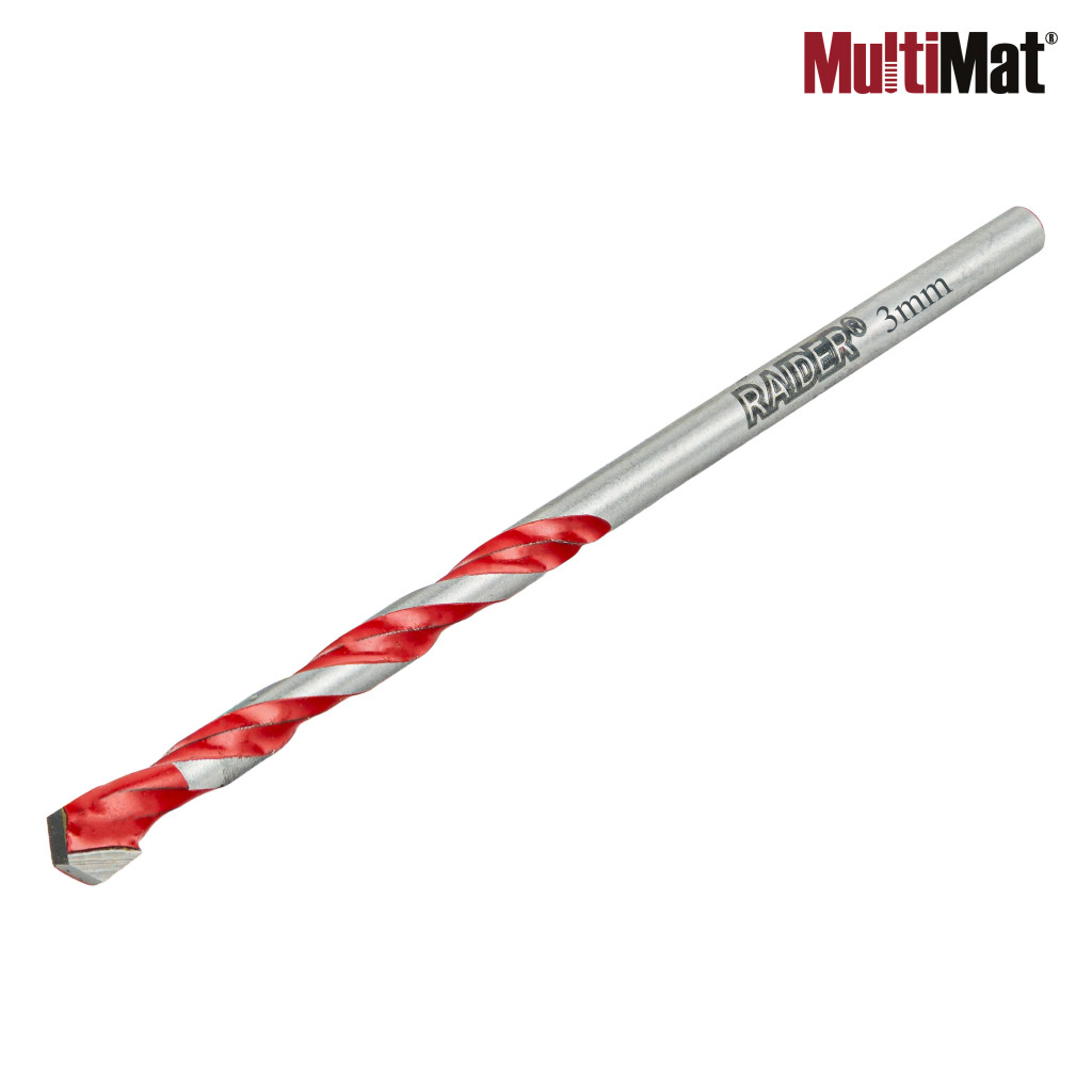 Свредло MultiMat 2Cut Ø3x80 mm – Raider Power Tools – снимка 1
