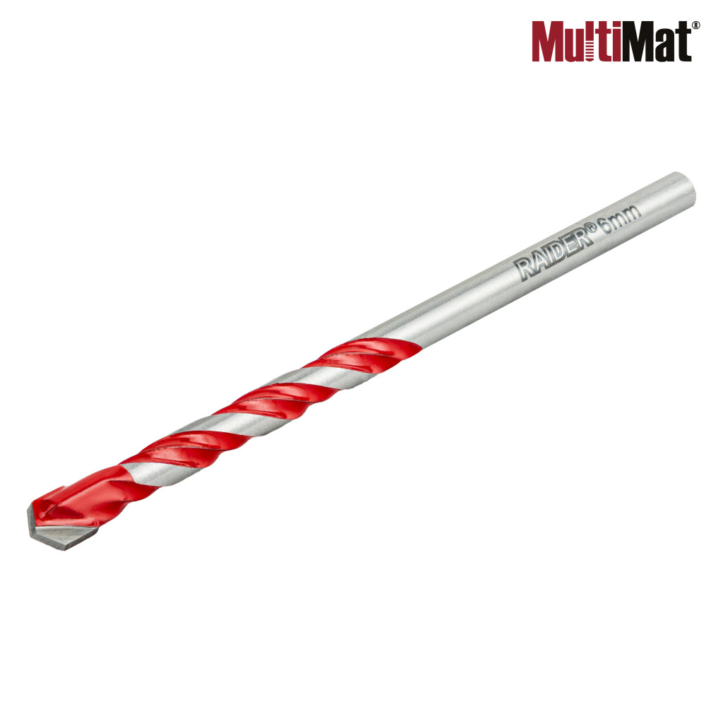 Свредло MultiMat 2Cut Ø6x100 mm – Raider Power Tools – снимка 1