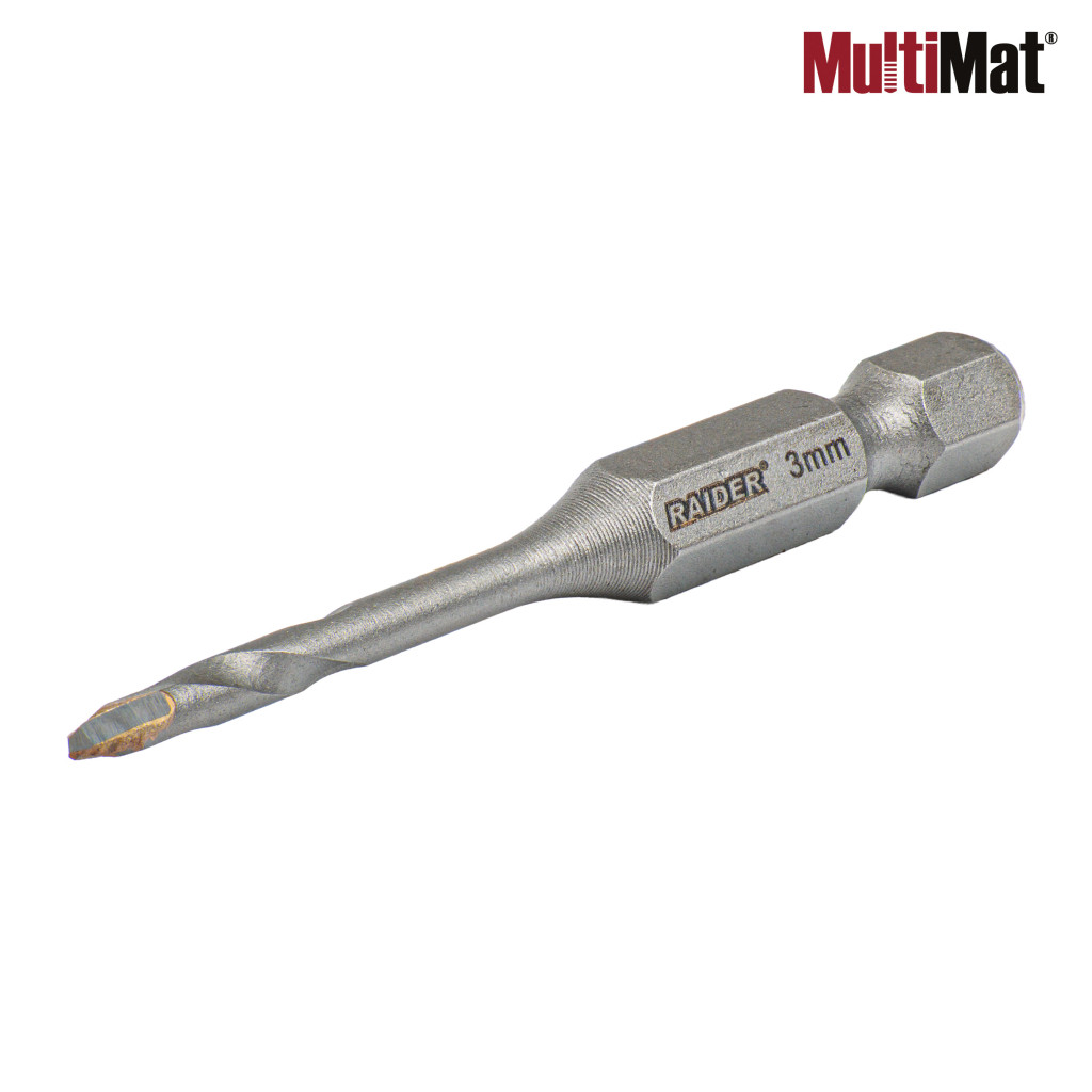 Свредло MultiMat® Asymmetrical Ø3x60 mm – Raider Power Tools – снимка 1