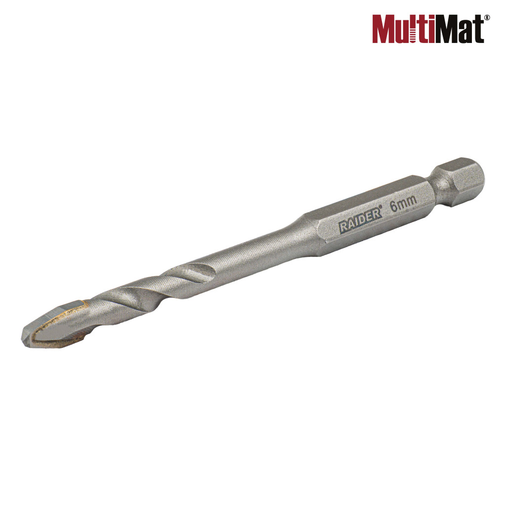 Свредло MultiMat® Asymmetrical Ø6x90 mm – Raider Power Tools – снимка 1