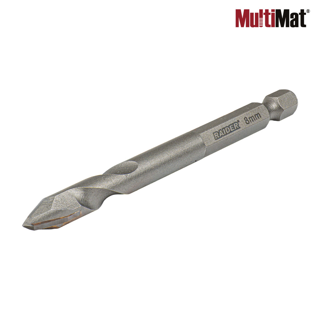 Свредло MultiMat® Asymmetrical Ø8x90 mm – Raider Power Tools – снимка 1
