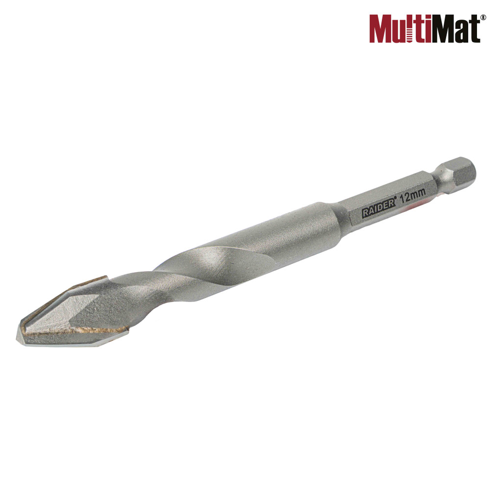 Свредло MultiMat® Asymmetrical Ø12x110 mm – Raider Power Tools – снимка 1