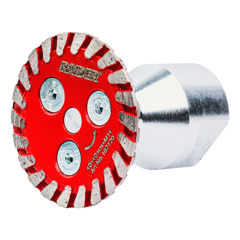 Диск Диамантен 40×40mm x M14 сет – Raider Power Tools – снимка 1