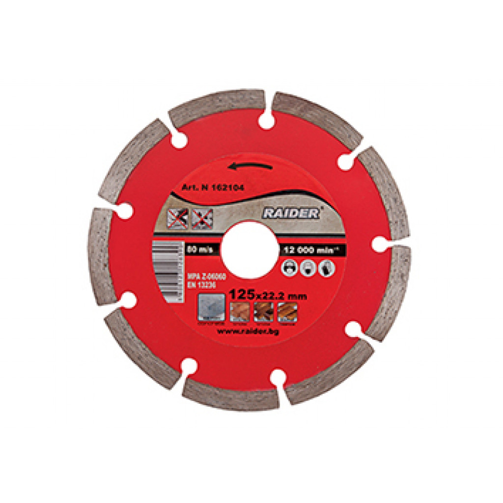 Диск диамантен DRY 85x10mm – Raider Power Tools – снимка 1