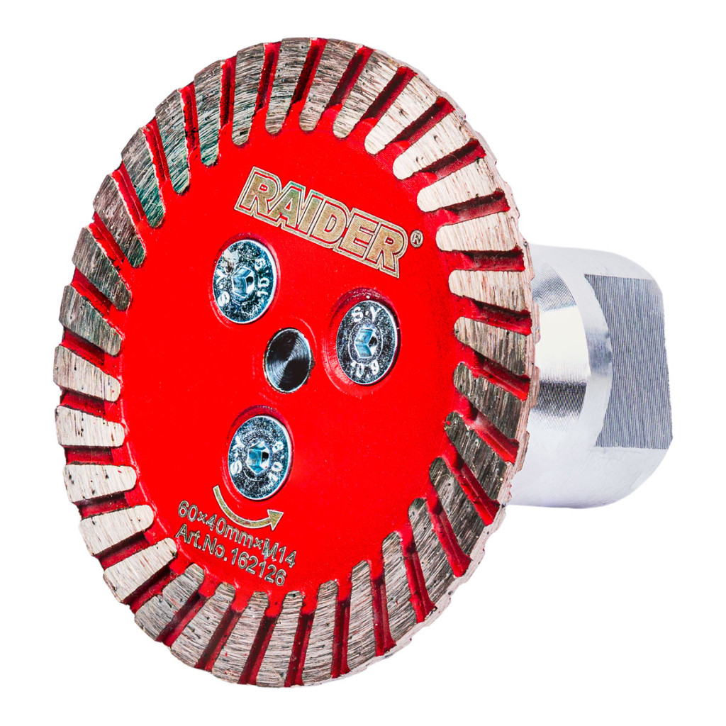 Диск Диамантен 60×40mm x M14 сет – Raider Power Tools – снимка 1