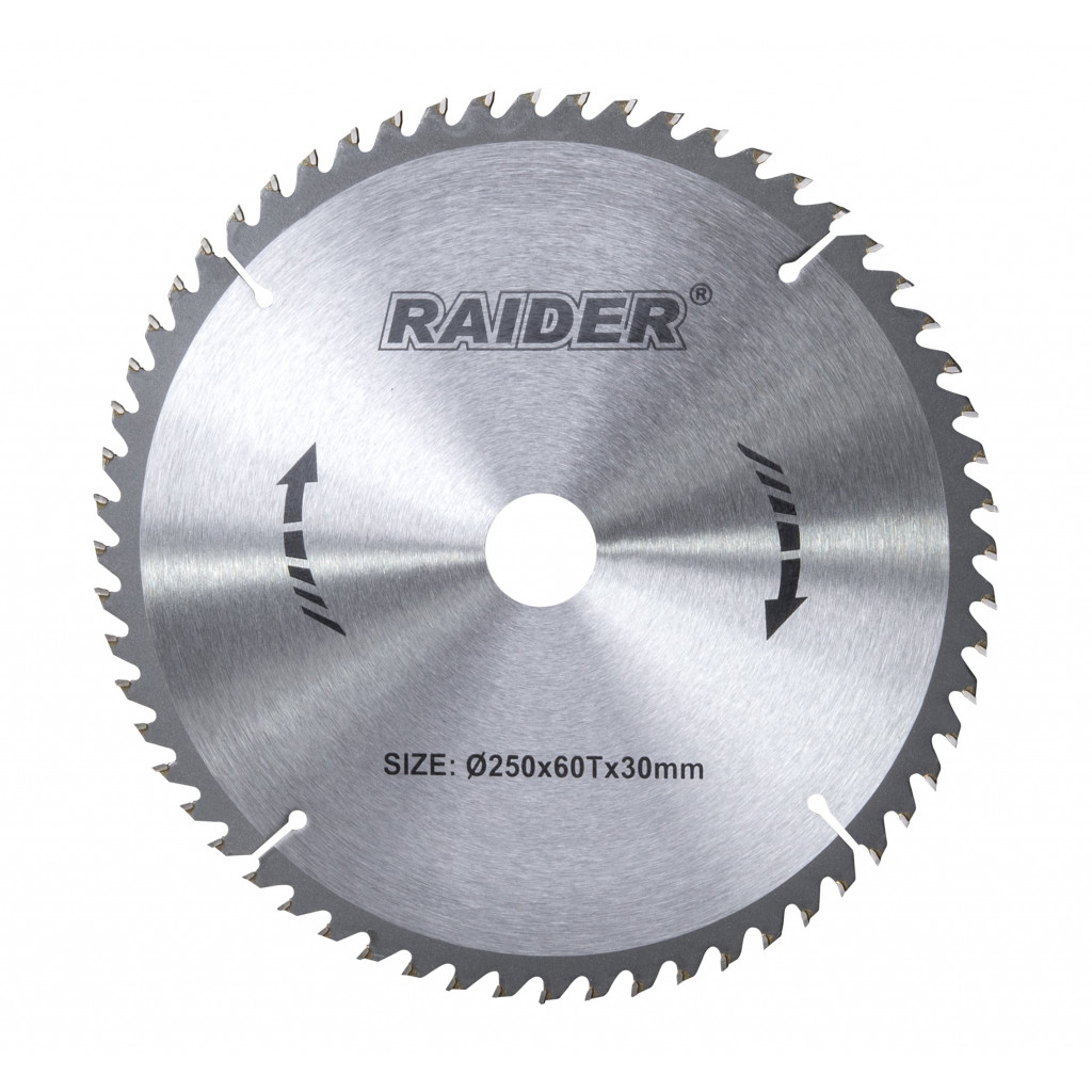 Диск за циркуляр 250х60Тх30mm – Raider Power Tools – снимка 1