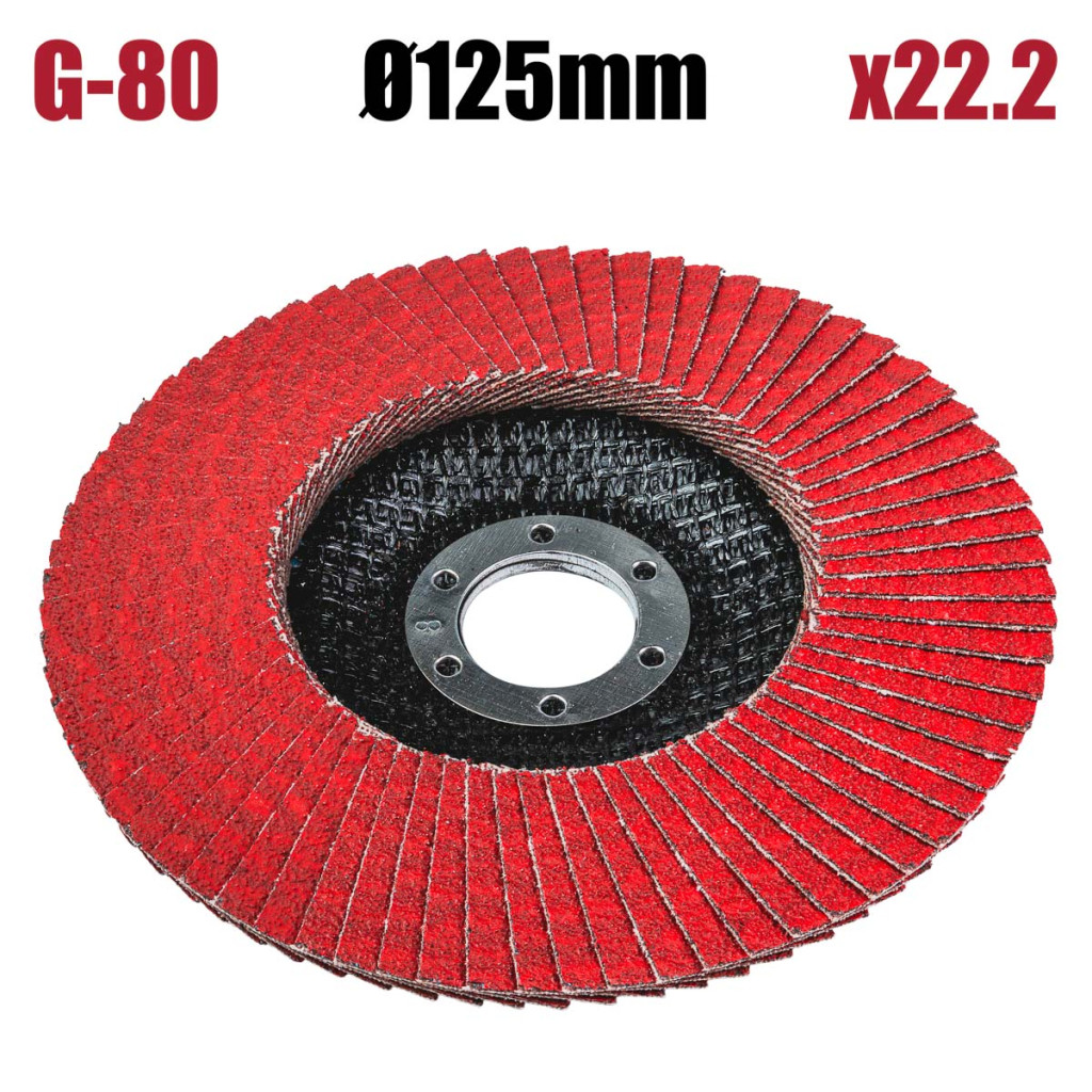 Диск ламелен ceramic 125mm G-80 – Raider Power Tools – снимка 1