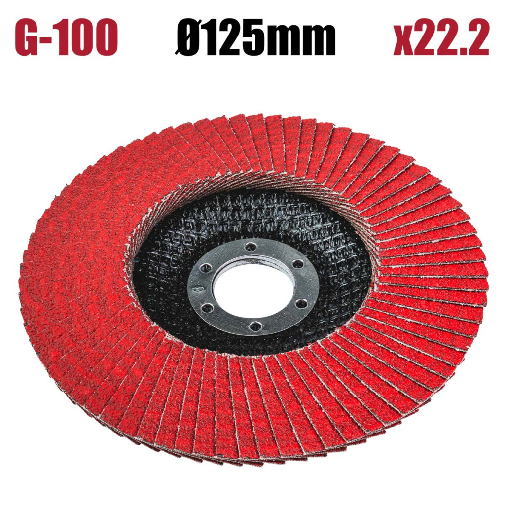 Диск ламелен ceramic 125mm G-100 – Raider Power Tools – снимка 1