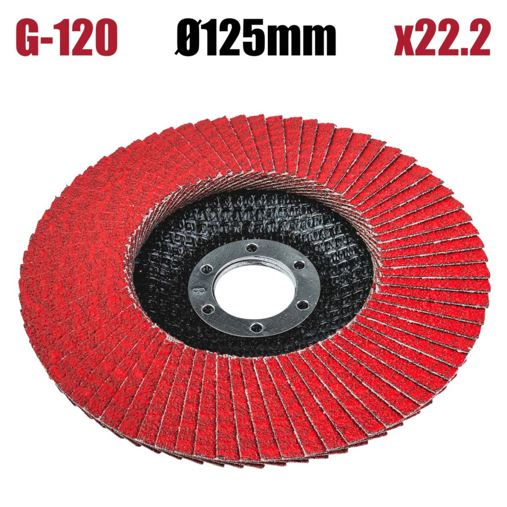 Диск ламелен ceramic 125mm G-120 – Raider Power Tools – снимка 1