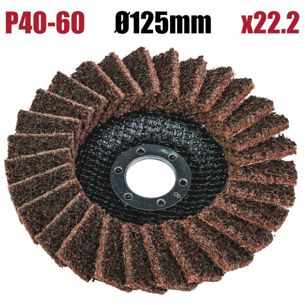 Диск ламелен BBL 125mm жълт 40-60 – Raider Power Tools – снимка 1